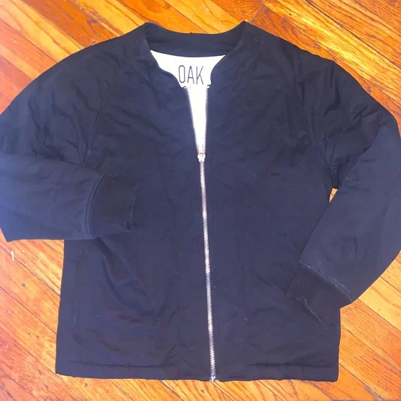 Oak NYC S bomber shell jacket